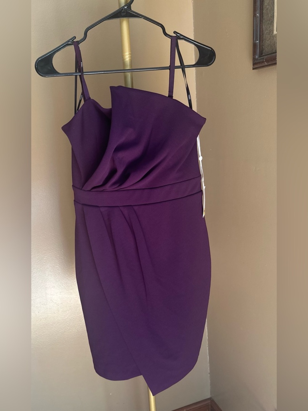 Siena Evening Sheath Dress in Deep Purple